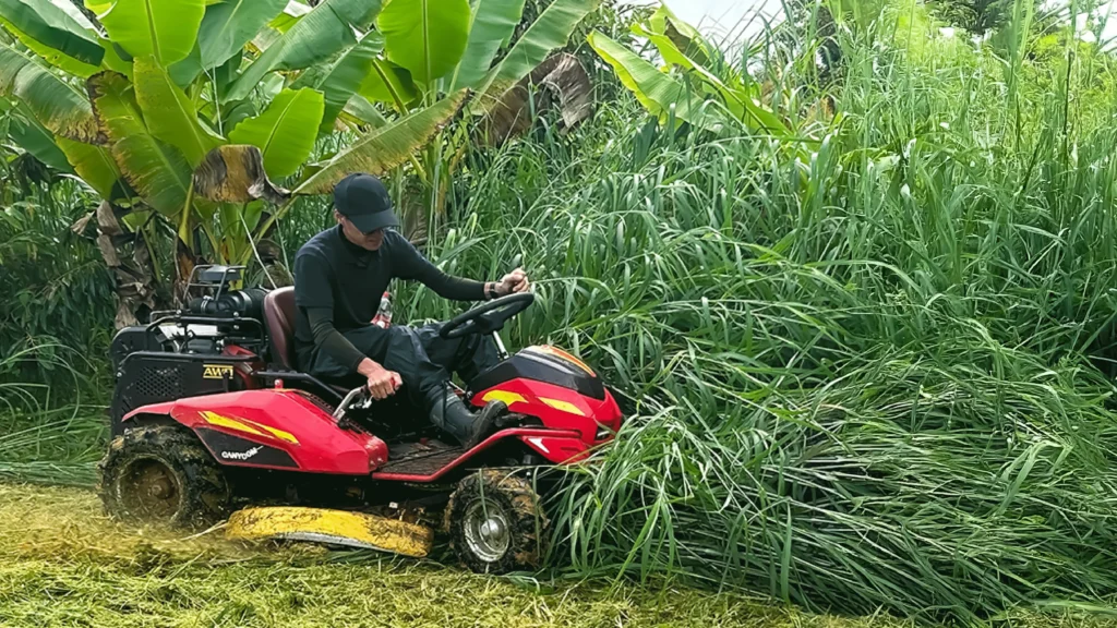 RIDE-ON BRUSH CUTTER
